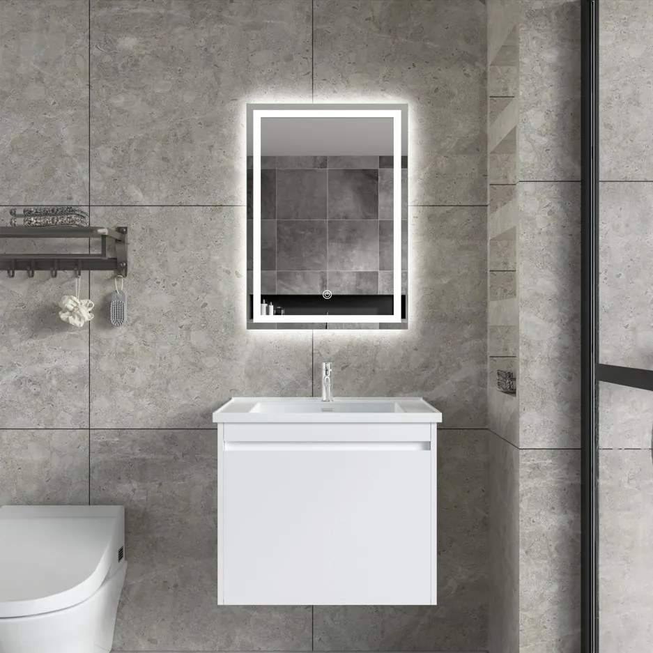 Erga Harper, LED zrkadlo 50x70cm, 1840 lm, 6500K, predné/zadné osvetlenie, ERG-V01-113-5070-00