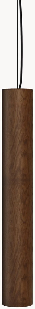 Stmievateľné závesné LED svietidlo z dubového dreva Basic Texture