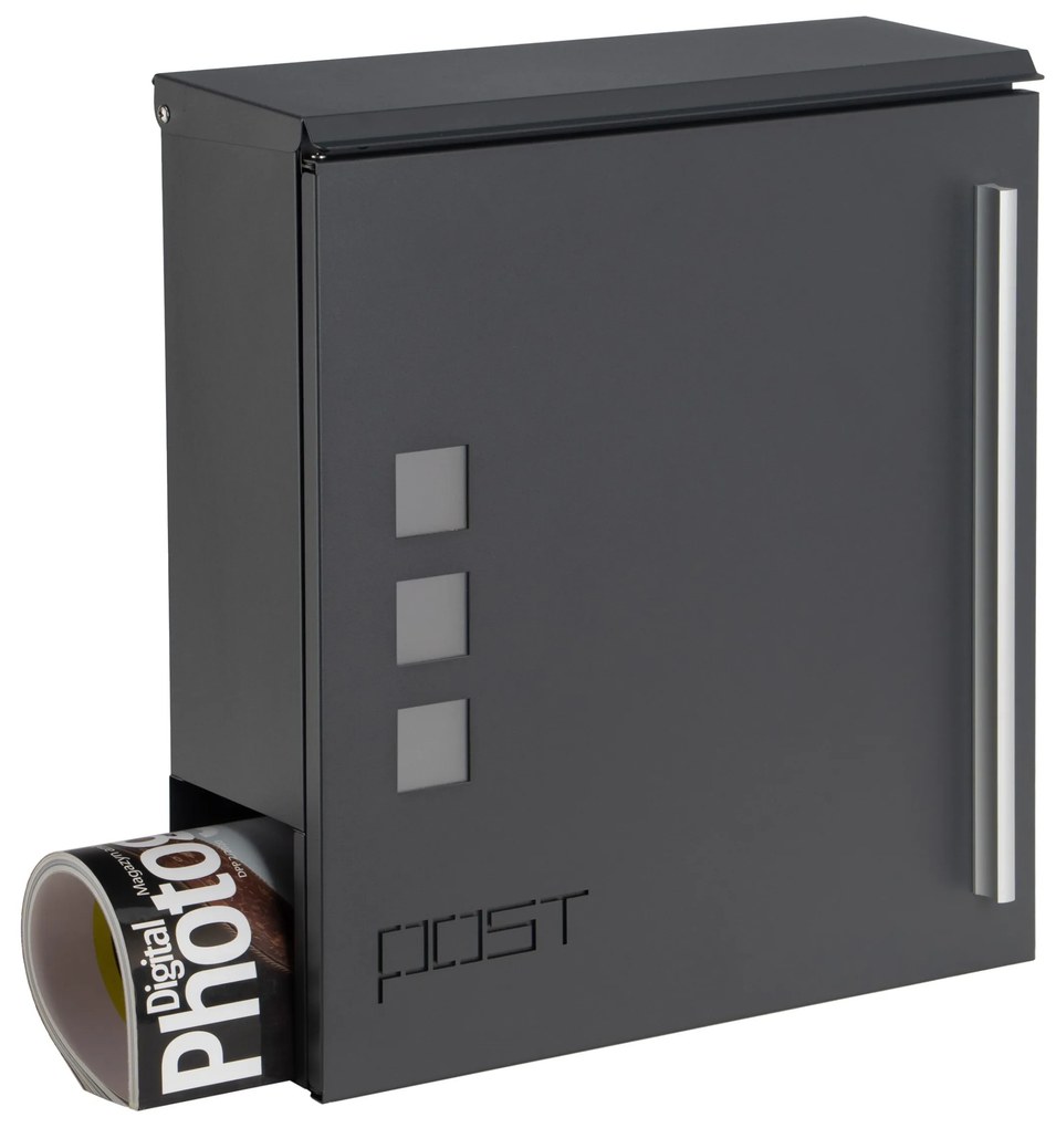 Poštová schránka MILUZ antracitová