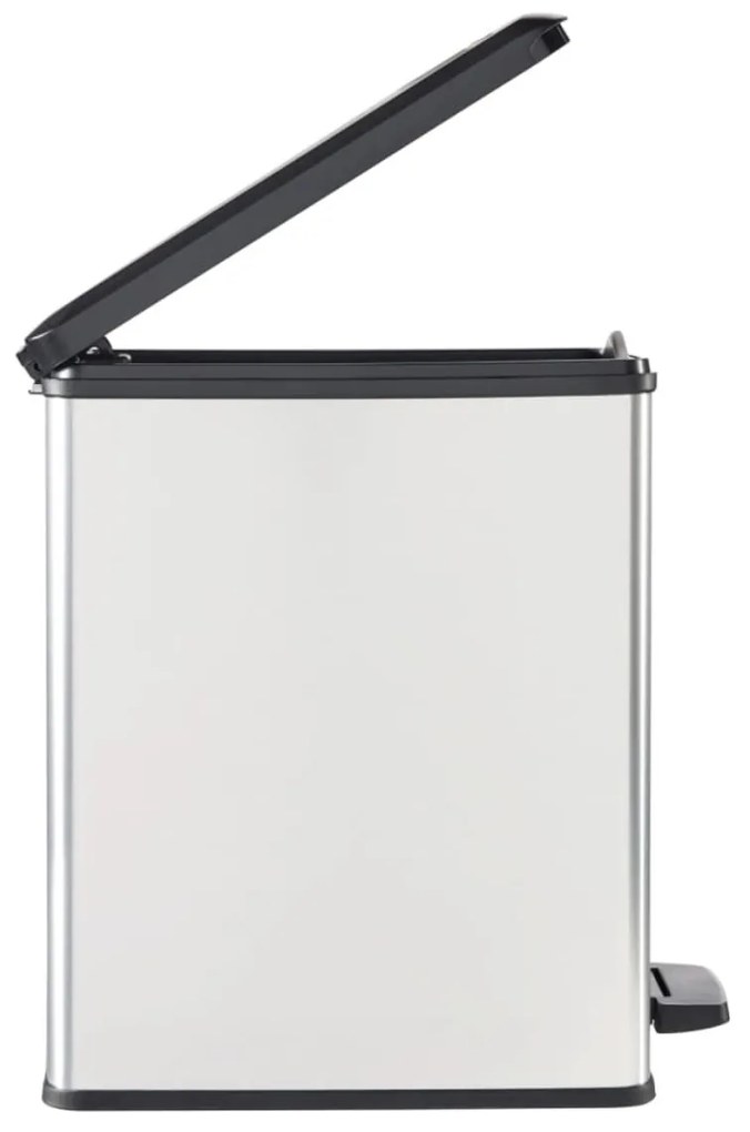 Curver Odpadkový kôš SLIM BIN 25L, strieborný