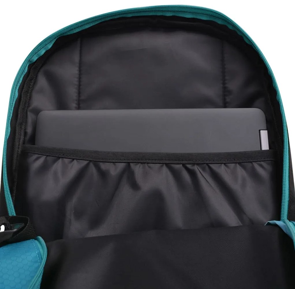 Školský batoh, 40 l, čierno-modrý