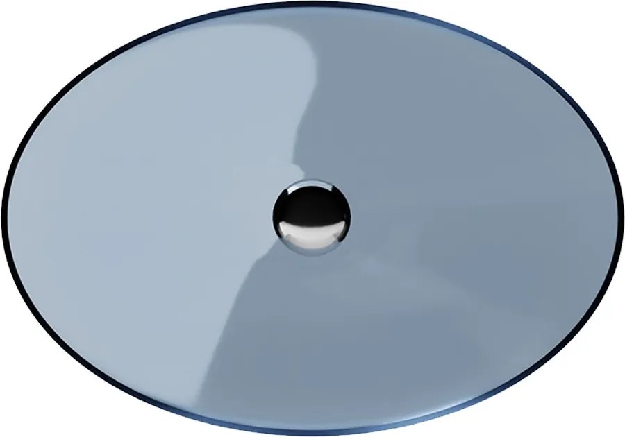 Besco Umývadlo na dosku zo syntetickej živice Anya 50x35 cm Blue Wave s výpusťou Click-Clack BESCO-Typ výpuste: Click-Clack bez prepadu, chróm