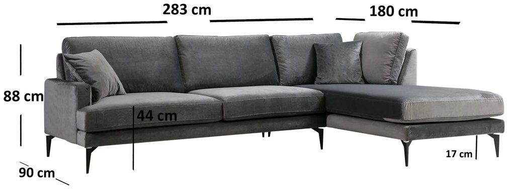 Luxusná pohovka Aurora s elegantným dizajnom