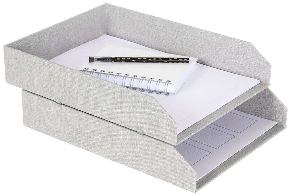 2x organizér na dokumenty HAKAN zo 100% recyklovateľného papiera 6x23x31 cm