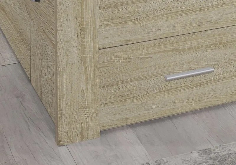 Posteľ Isotta 160x200 cm, dub sonoma