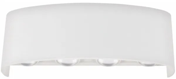 Top Light - LED Vonkajšie nástenné svietidlo LED/8W/230V IP44 4000K biela