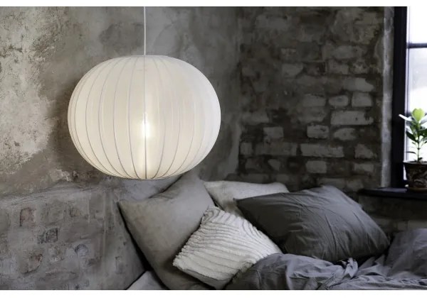 Markslöjd 108792 - Luster na lanku FORENCE 1xE27/40W/230V pr. 50 cm biela