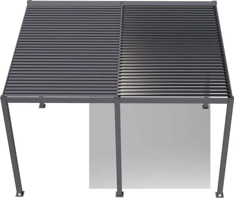Pultová bioklimatická pergola s lamelami 3 x 4 M