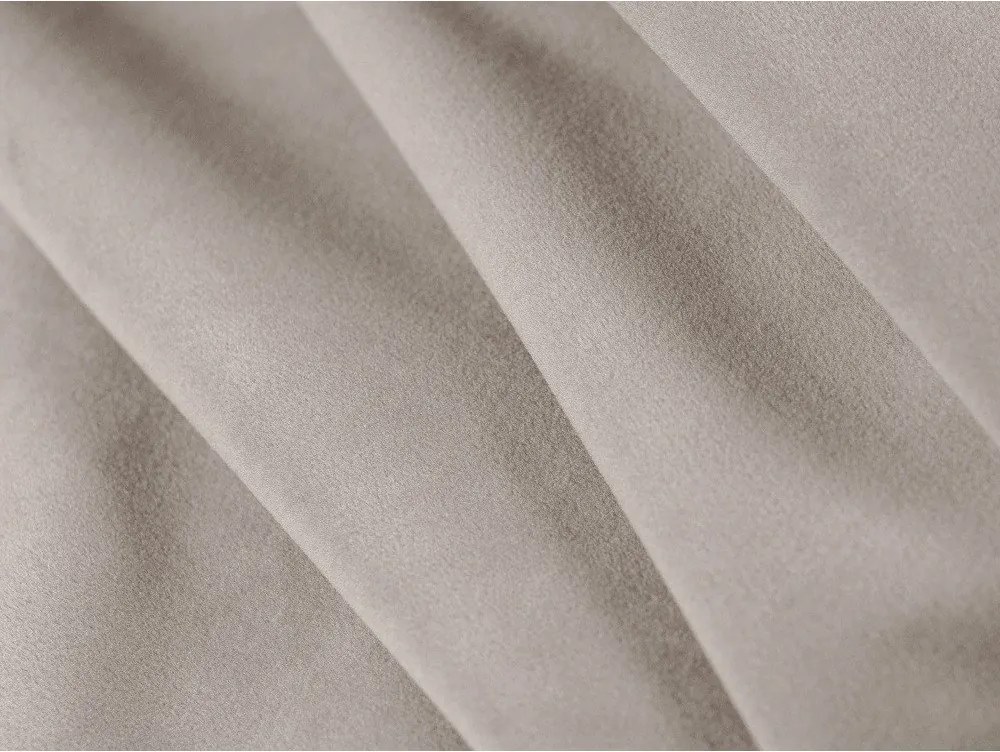 Béžová zamatová rozkladacia pohovka 209 cm Shannon – Cosmopolitan Design