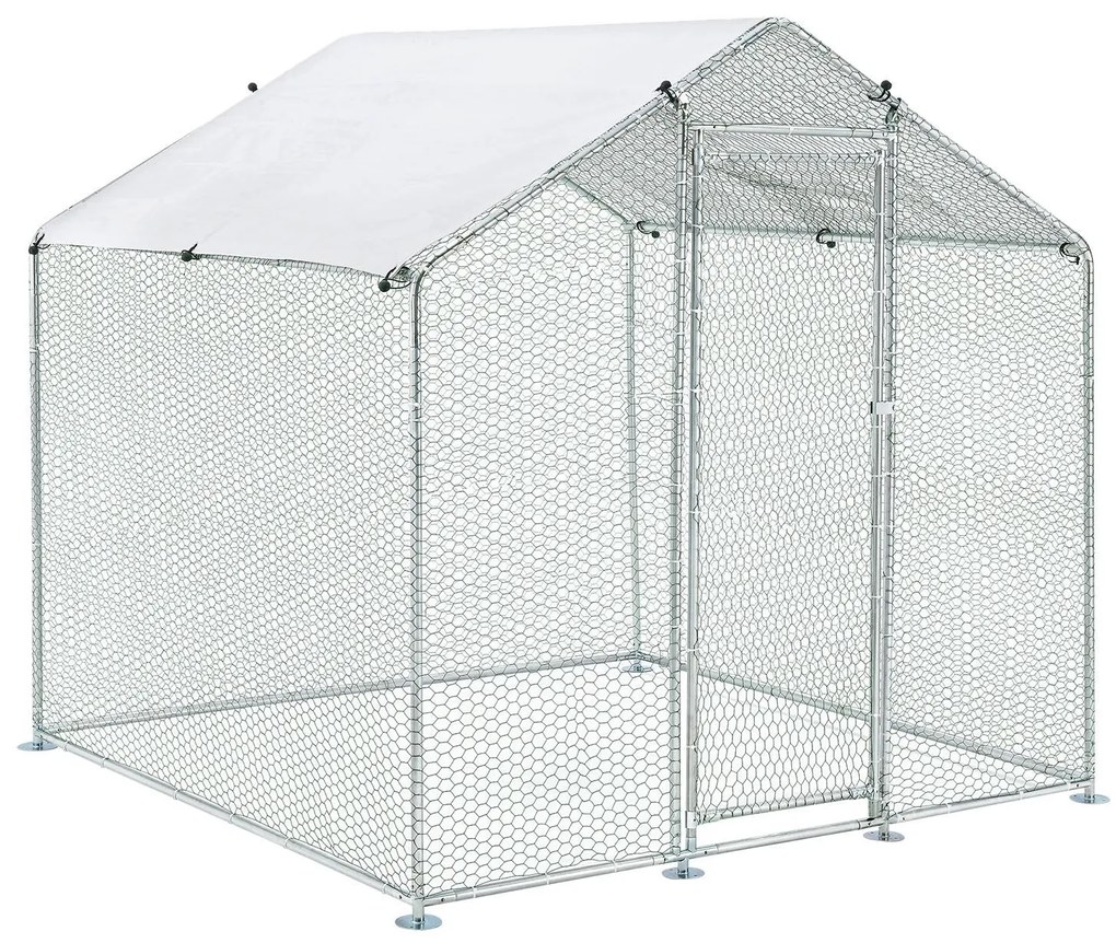 InternetovaZahrada - Vonkajšia klietka pre sliepky - 2x2x2 m