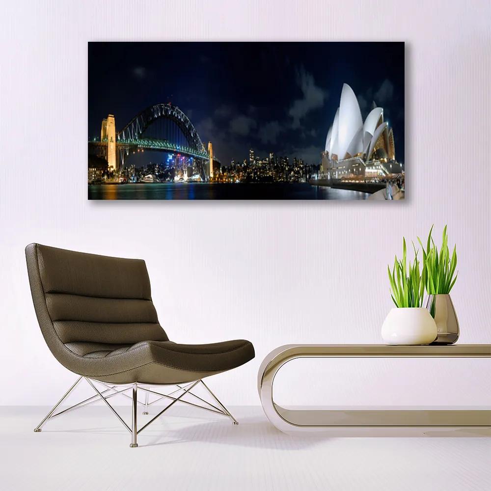 Obraz na akrylátovom skle Sydney most architektúra 120x60 cm