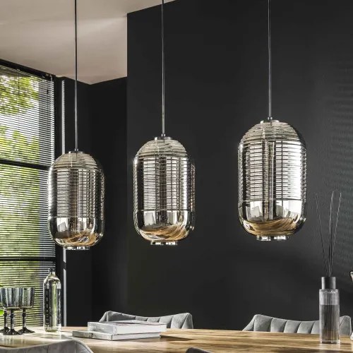 Luster 83-10 3L Tub Chromed Glass - Komfort-nábytok