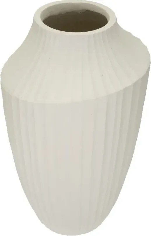 Váza Ice Pot 50,5 cm krémová