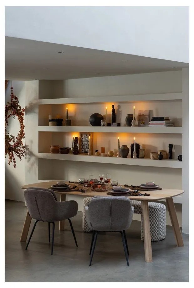 Jedálenský stôl z dubového dreva 100x220 cm Tablo – WOOOD