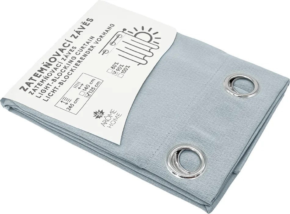 ARÔME HOME Zatemňovací záves, sivý