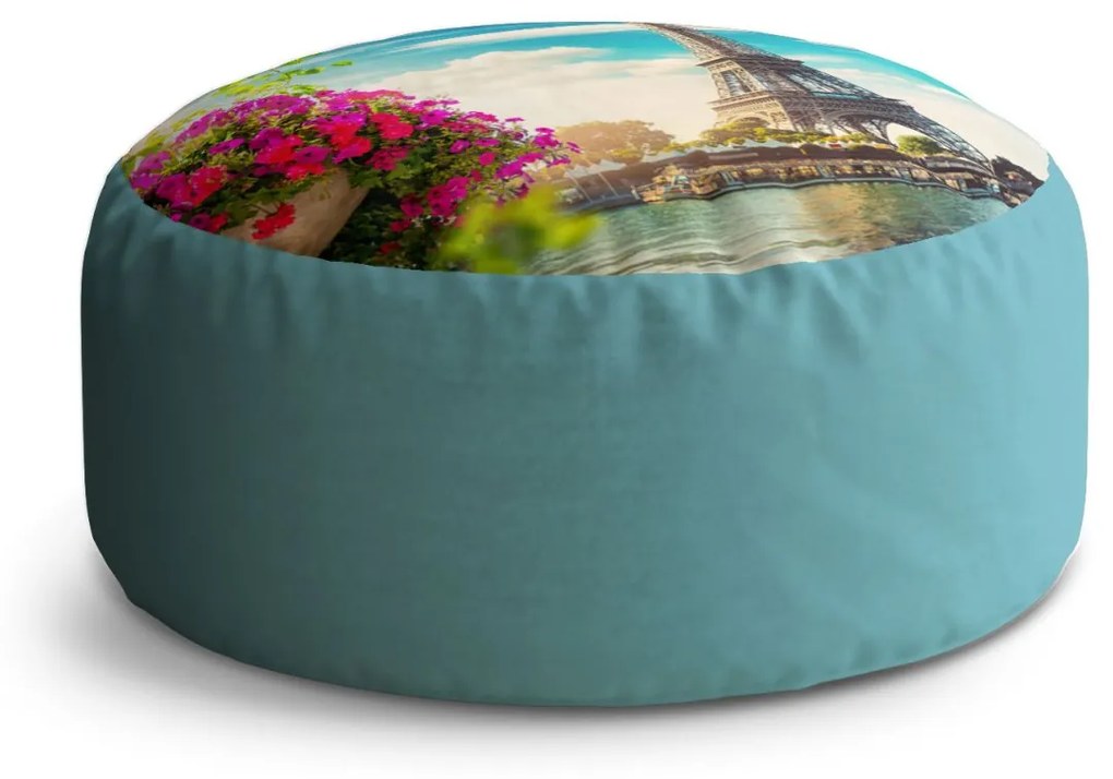 Sablio Taburet Circle Paríž Eiffelova veža Mraky: 40x50 cm