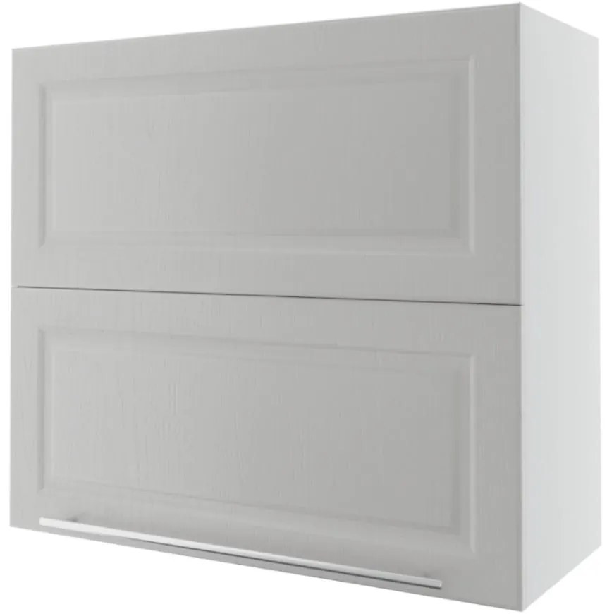 Kuchynská linka Emporium W8B/80 av light grey stone/biela