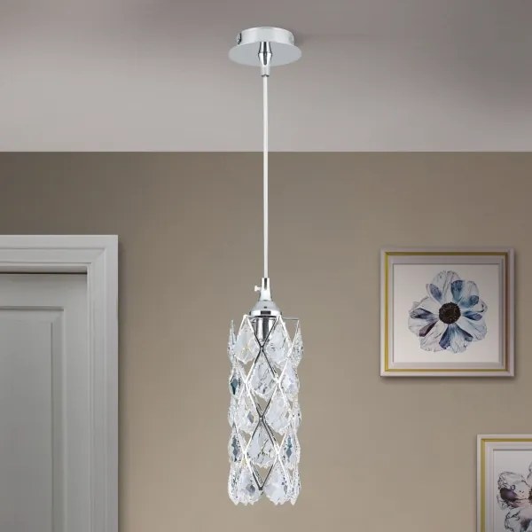 Orion - Závesný luster RITA na lanku 1xG9/40W/230V, lesklý chróm