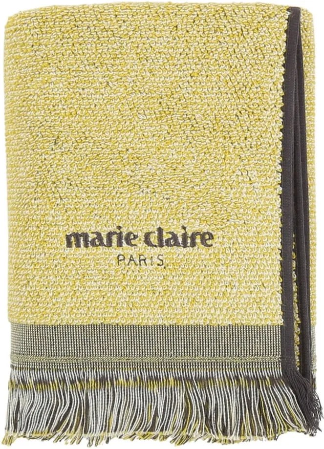 Žltý uterák Marie Claire Colza, 50 × 90 cm