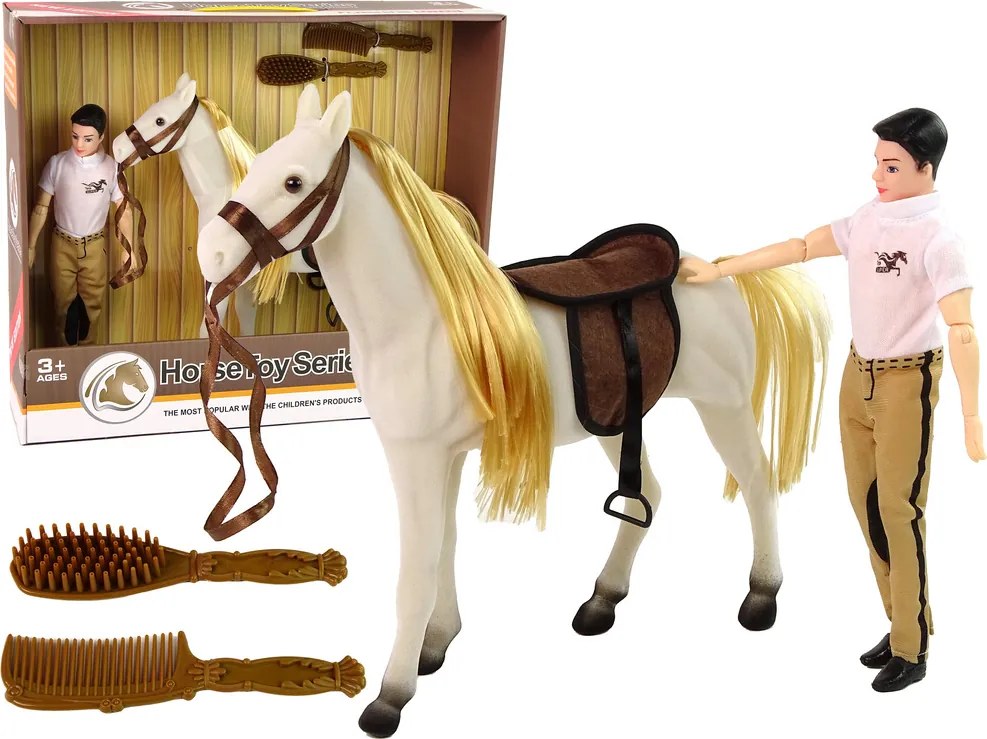 LEAN Toys Príslušenstvo pre bábiky White Horse