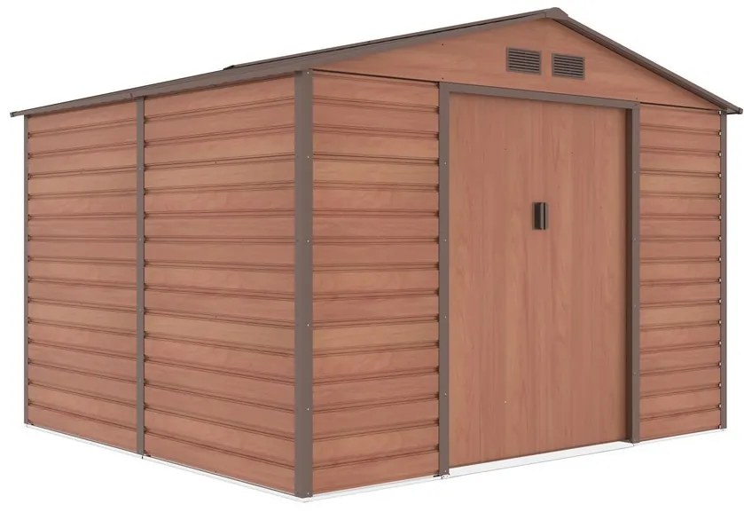 Záhradný domček G21 GAH 706 - 277 x 255 cm, hnedý 63900554