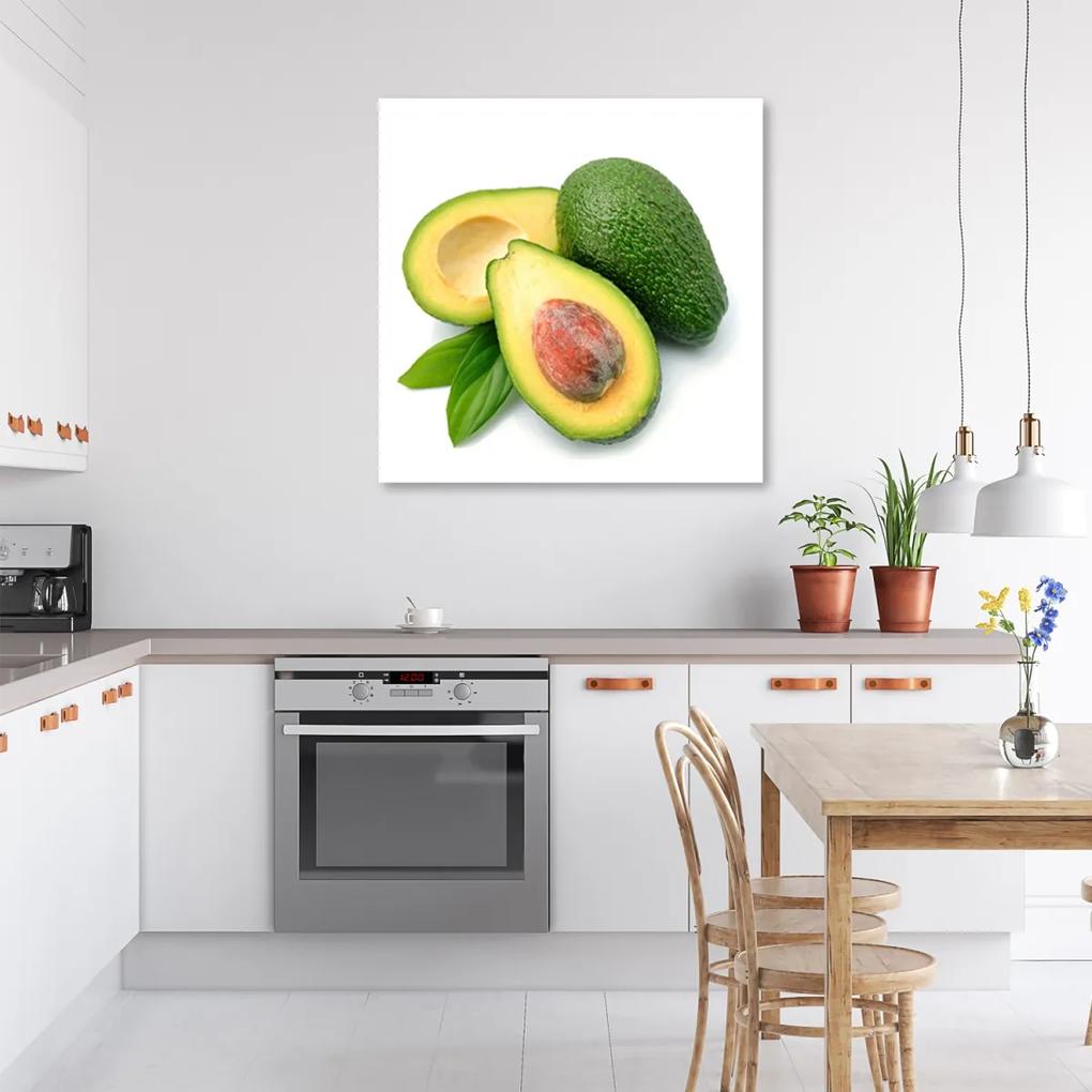 Obraz na plátně, Avokádo ovoce - 50x50 cm