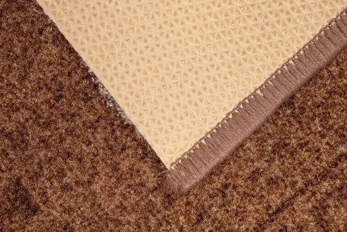 Protišmykový behúň na mieru Jena 44, šíre 67 cm, hnedá, chodba / predsieň, Associated Weavers