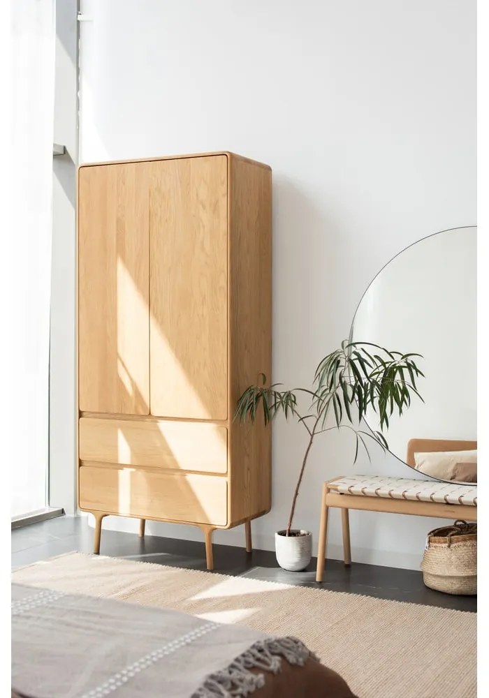 Biela/v prírodnej farbe lavica Klupa - Gazzda