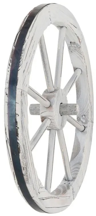 Garthen drevené koleso, štýlová dekorácia - 45 cm