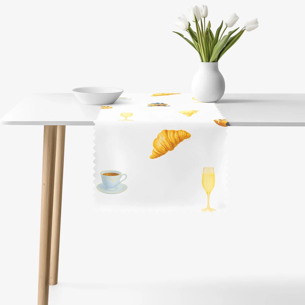 Goldea behúň na stôl teflónový - chuť paríža 50x180 cm