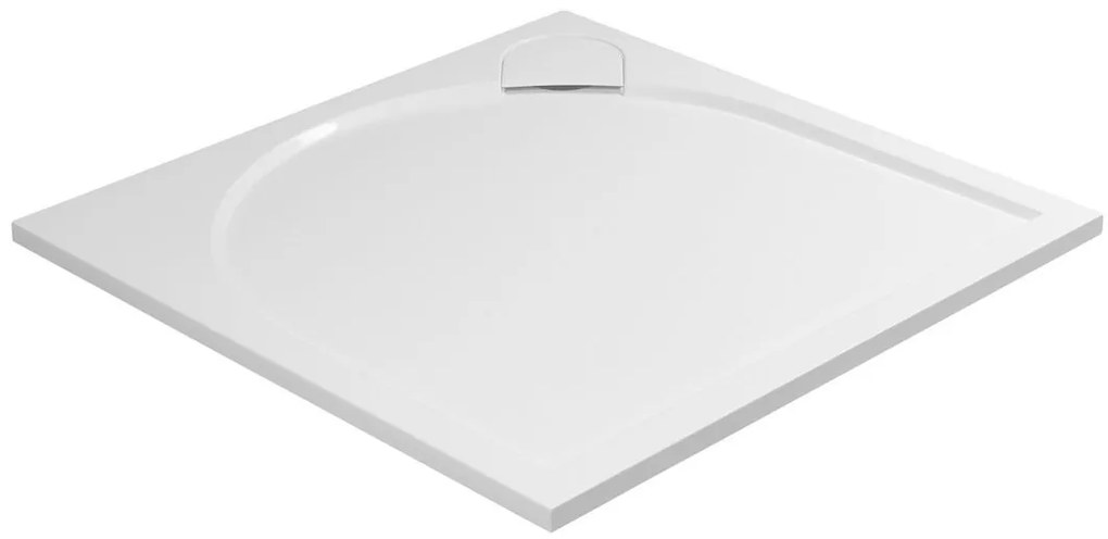 Gelco Gelco, LARCA sprchová vanička z liateho mramoru, štvorec 90x90x3cm, PL009