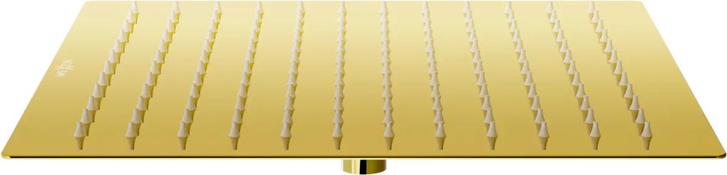 Mexen Sprchová hlavica Slim nerezová 30 x 30 cm, zlatá, 79130-50