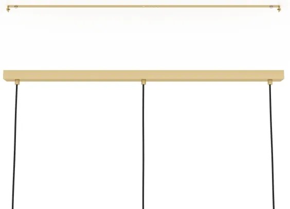 Eglo 390207 - Luster na lanku COROJAL 3xE27/40W/230V zlatá/hnedá