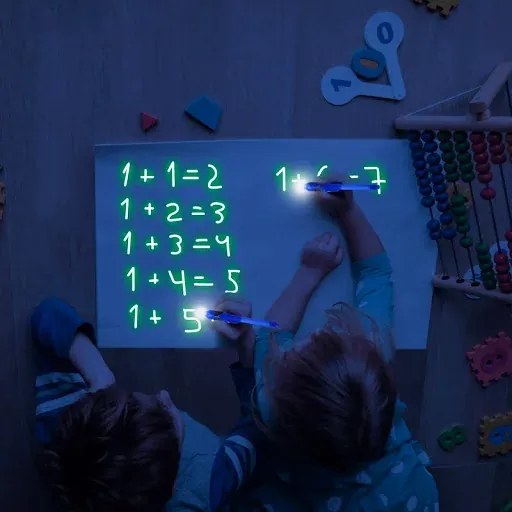 Zaparkorun Kresliaca tabuľka A4 - s LED perom