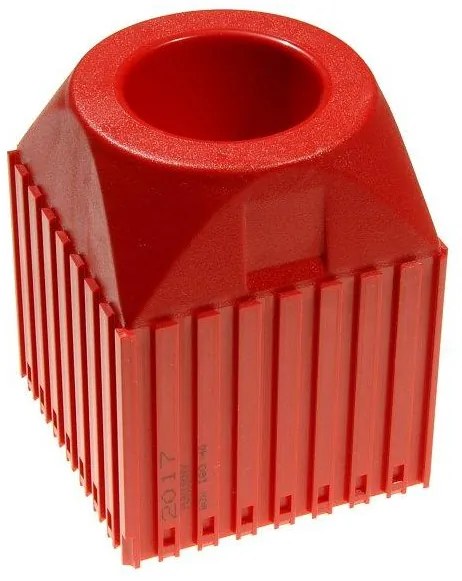 Plastový box pre nástroj s kužeľovou stopkou ISO 40, modul 8x8, 1 dutina, červená