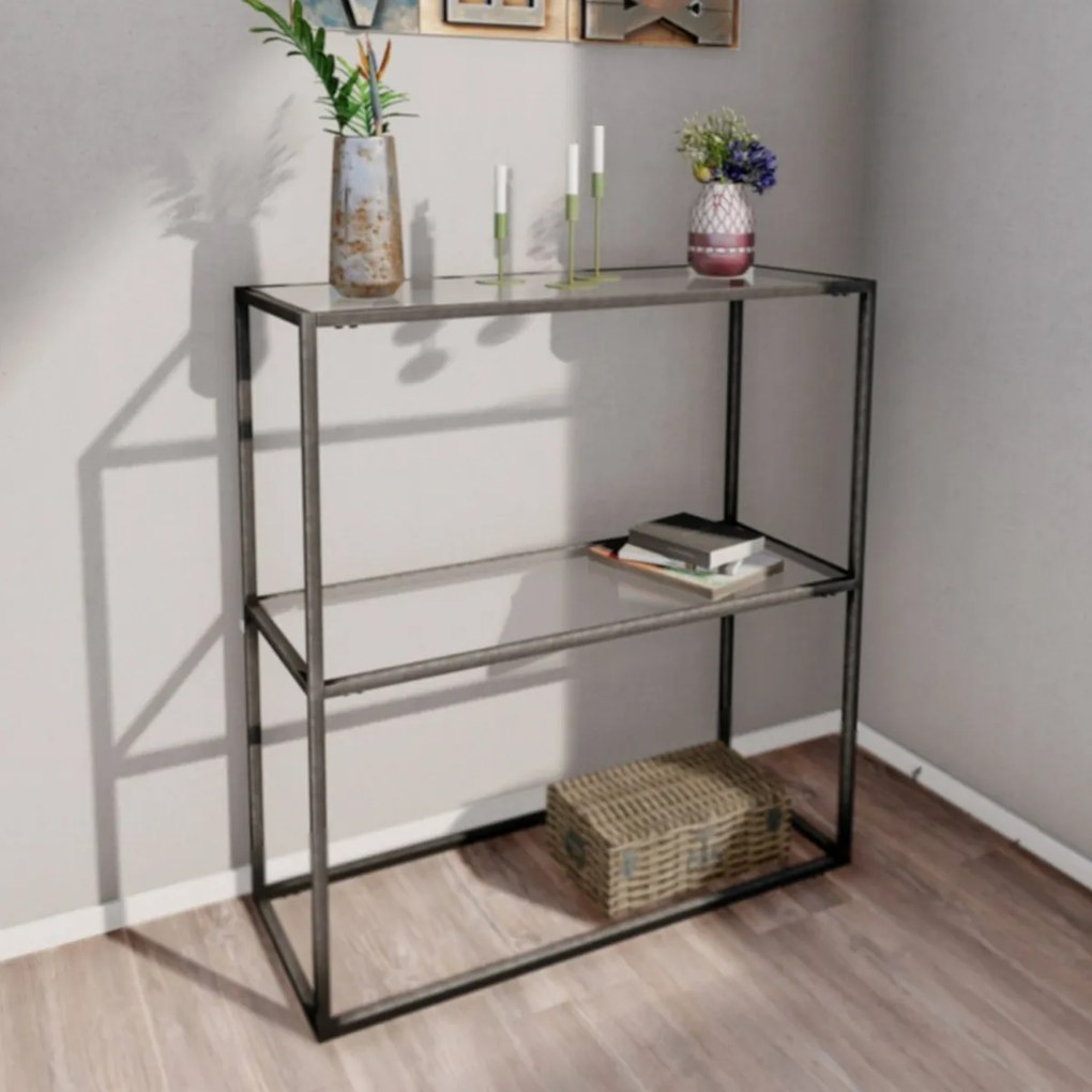 Dekoratívny stolík Berra Black