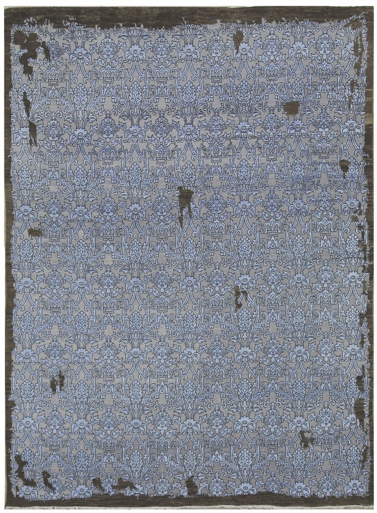 Diamond Carpets koberce Ručne viazaný kusový koberec Diamond DC-M 5 Silver / natural - 275x365 cm