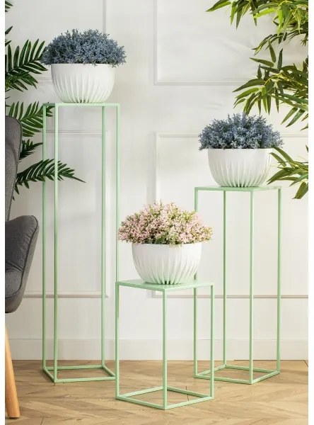Stojan na kvety 40x24 cm svetlozelená
