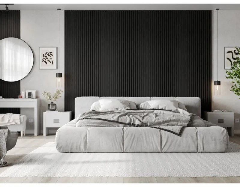 Mexen Lam-F, akustické stenové lamely 275 × 31,5 cm, filc 6 mm, čierna matná, S105-275317-2812-053