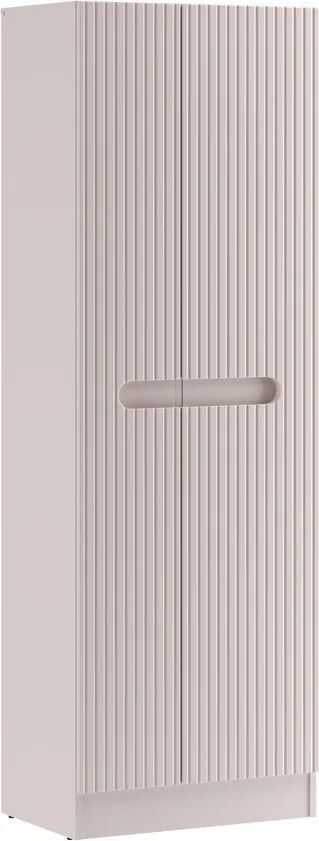 Vysoká voľne stojaca kúpeľňová skrinka Nova Cashmere 80-60-2D kašmírová