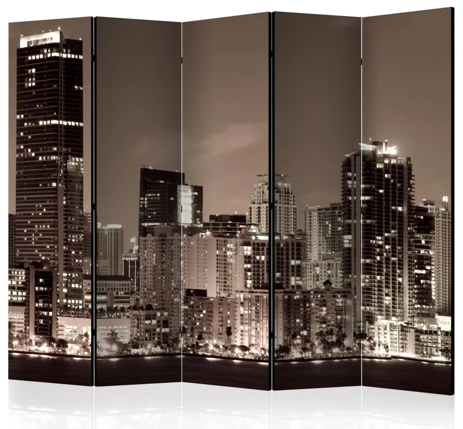 Artgeist Paraván - Miami in Sepia II [Room Dividers]