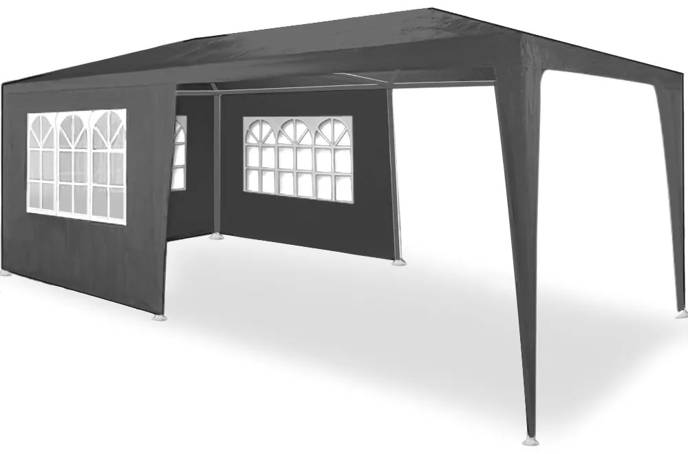 Jurhan-Garden Párty-stan antracitový 3 x 6 m UV ochrana 50+