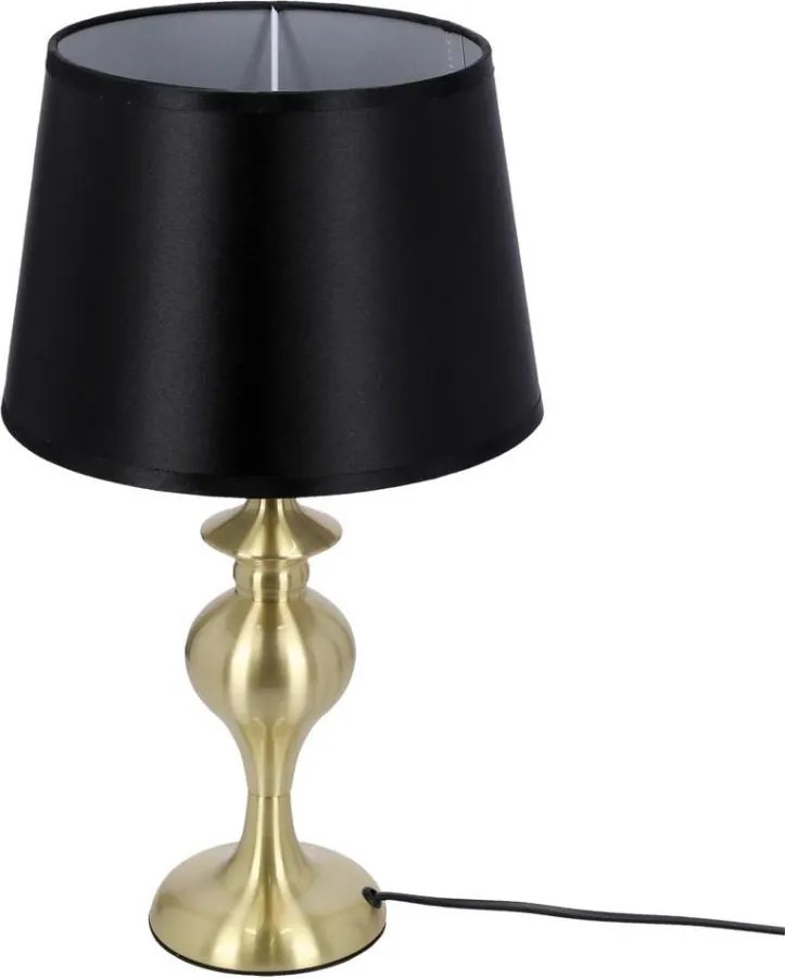 Stolná lampa PRIMA GOLD 1xE27/60W/230V čierna/zlatá