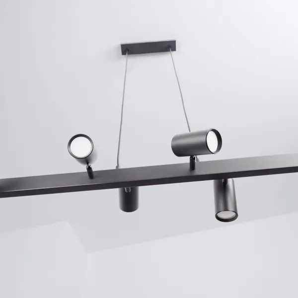 BRILAGI - Závesné svietidlo SELE na lankách 6xGU10/30W/230V čierne