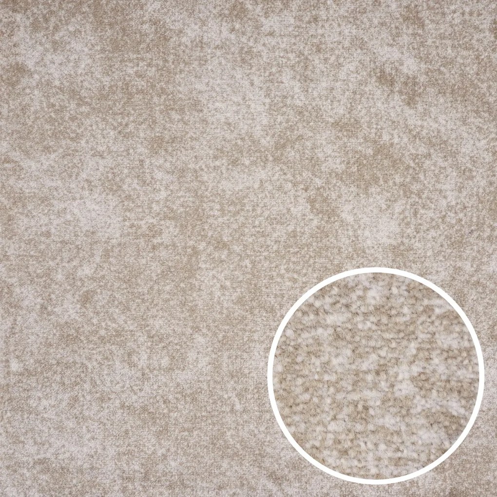 Metrážny koberec Milano 34 béžový, na mieru, šíře 4m,5m, béžová, filc, detská izba, Spoltex