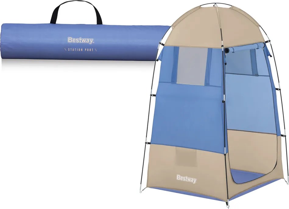 LEAN Plážový prezliekací stan 110 x 110 x 190 cm Bestway 68002