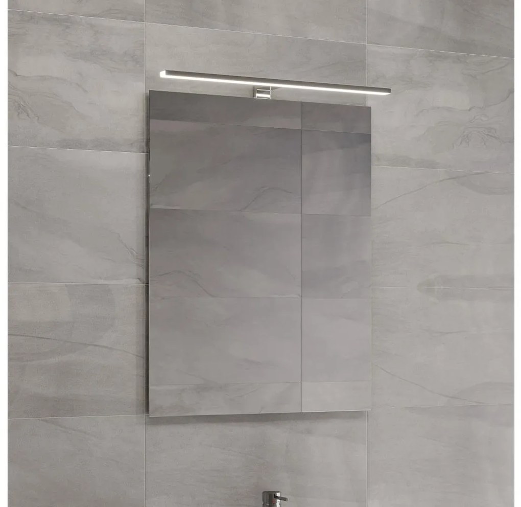 BATH DELUXE 01-060-01-58-00 - Kúpeľňové zrkadlo NORDBORG 60x75 cm 01-060-01-58-00