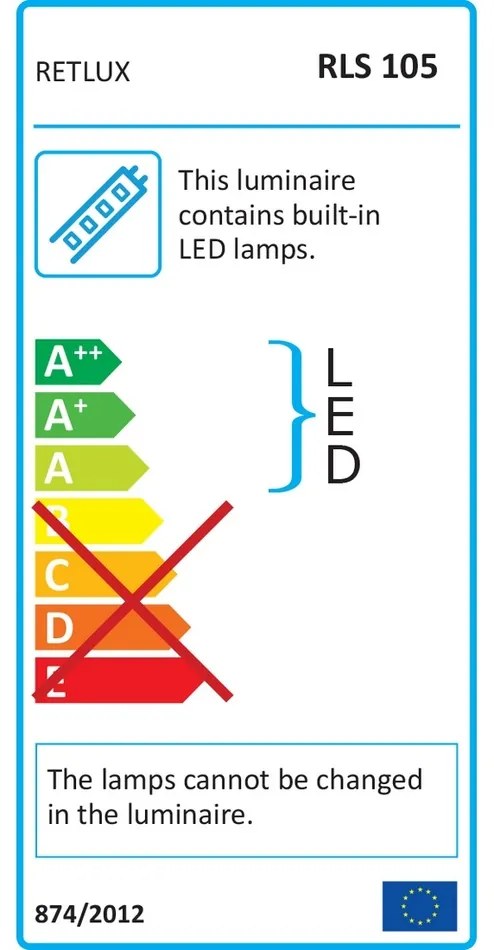 Retlux RLS 105 Samolepiaci LED pásik RGB, 3 m