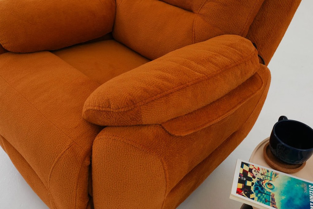 Polohovateľné kreslo Comforto E (červená). Akcia -18%. Vlastná spoľahlivá doprava až k Vám domov. 1145370