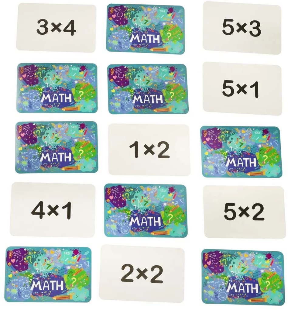 KIK Vzdelávacia drevená tabuľka násobenia - hra s farebnými krúžkami, pre deti 3+